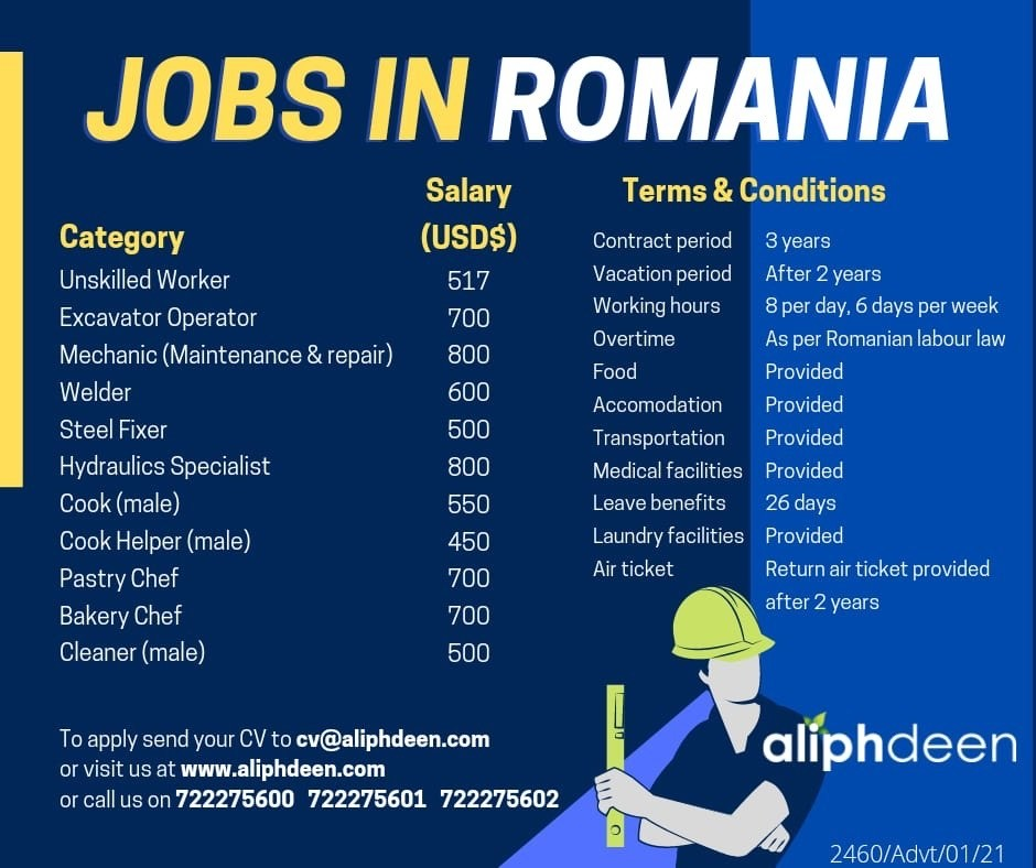 Factory Worker Jobs In Romania 2024