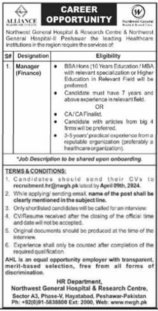 Northwest General Hospital jobs 2024