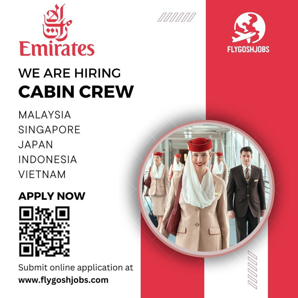 Emirates Cabin Crew Jobs 2024