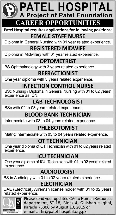 Pharmacist Jobs In Karachi