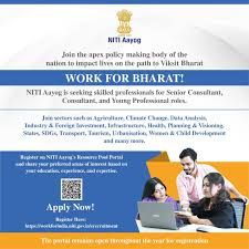 NITI Aayog Jobs 2024